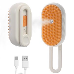 Rechargeable Cat Brush with Steam, Anti-Static Steam Pet Brush, Massage, Cleaning, Shedding & Combing All In One! (Copy)