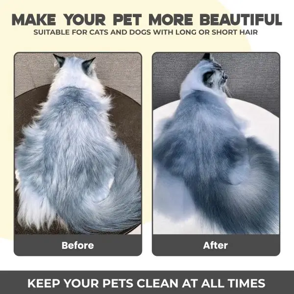 Rechargeable Cat Brush with Steam, Anti-Static Steam Pet Brush, Massage, Cleaning, Shedding & Combing All In One! - Image 6